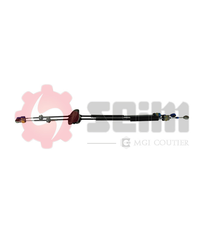 CABLES MANDO CAMBIO DS4 2.0 HDI CAJA MC AZUL 1000mm+GRIS 1080mm.