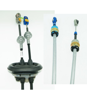 CABLES MANDO CAMBIO PEUGEOT 308 1.6 16V TU5JP4  AZUL 1065mm+GRIS 1060mm