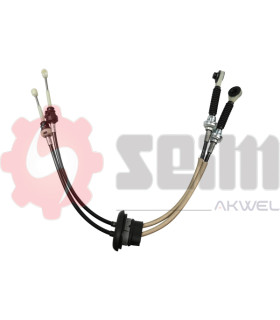 JUEGO CABLES CAMBIO CITROEN C8, PEUGEOT 807  1028/570 + 996/732 mm