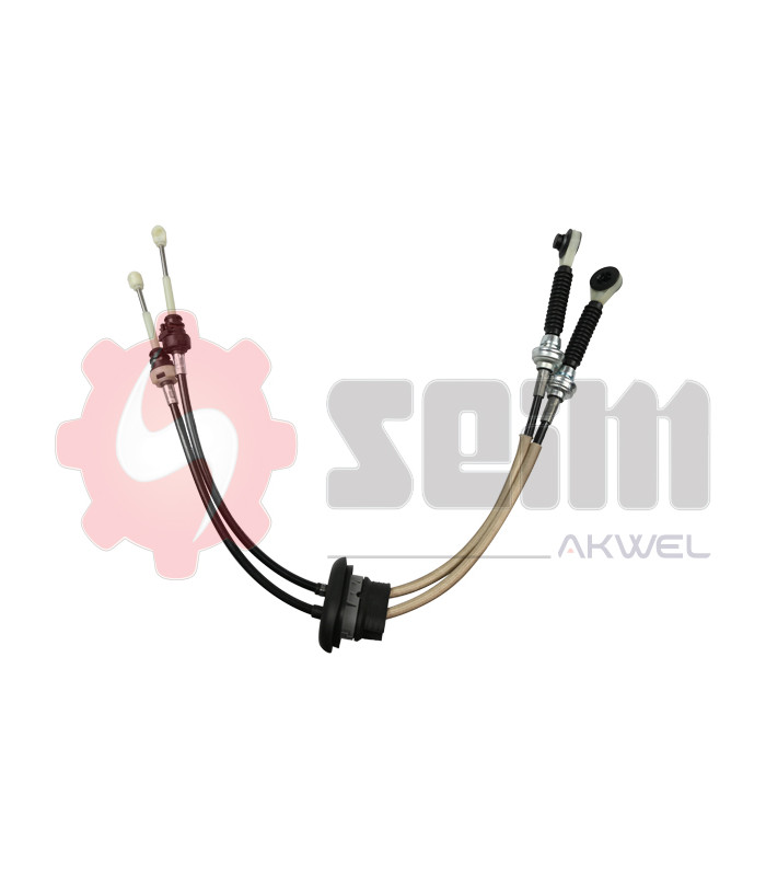 JUEGO CABLES CAMBIO CITROEN C8, PEUGEOT 807  1028/570 + 996/732 mm