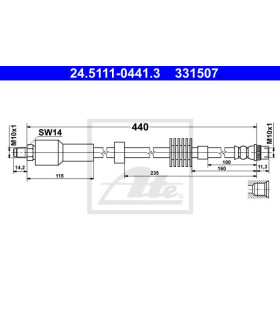 LATIGUILLO DELANTERO CITROEN C4 II 09-, DS4
