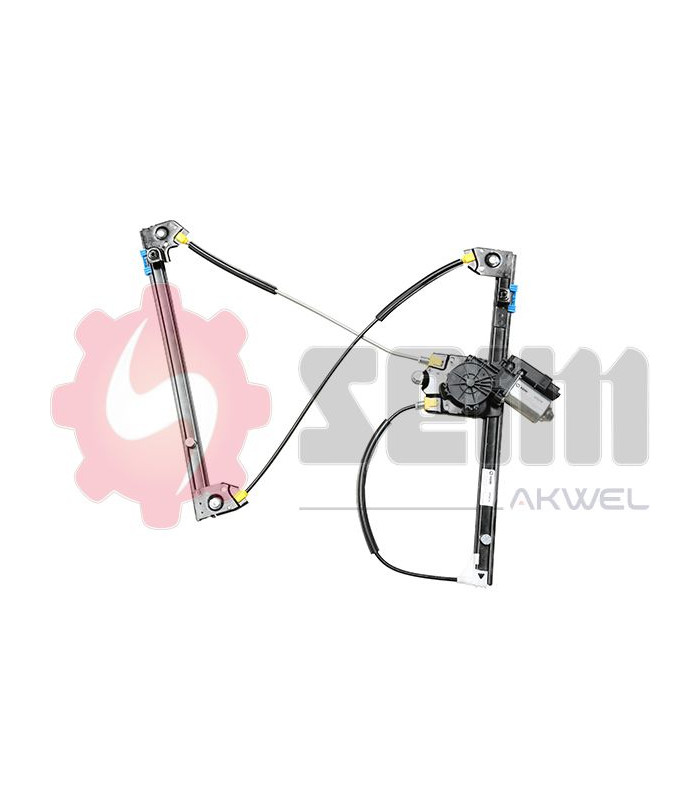 MECANISMO ELEVALUNAS FRONTAL IZQUIERDO RENAULT LAGUNA II CON MOTOR CONFORT 6 PINES